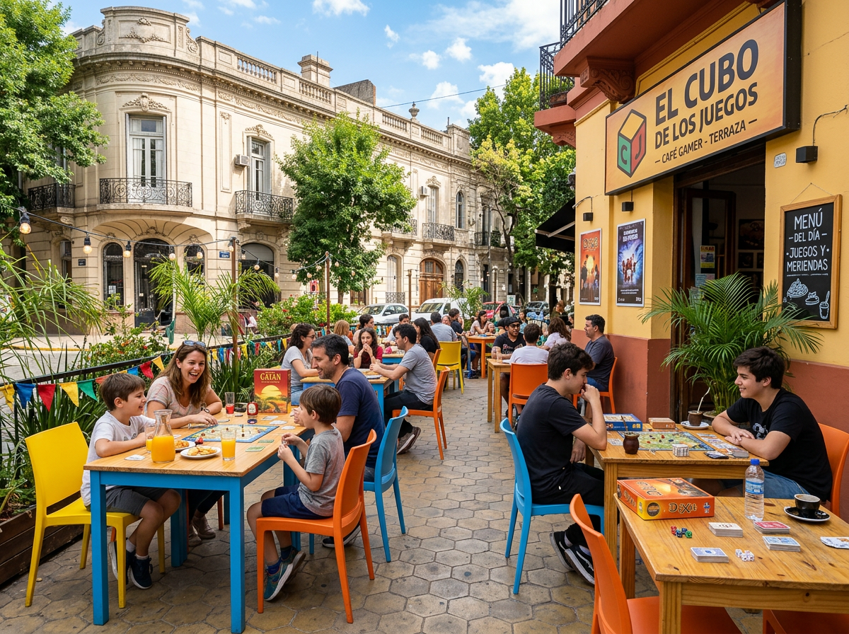 Terraza exterior de Zona Juego en Palermo Buenos Aires
